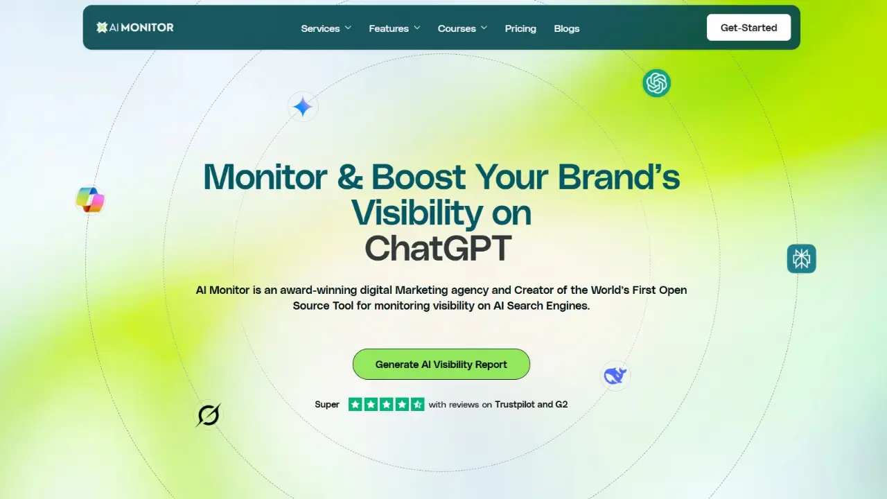 AI Monitor Home page