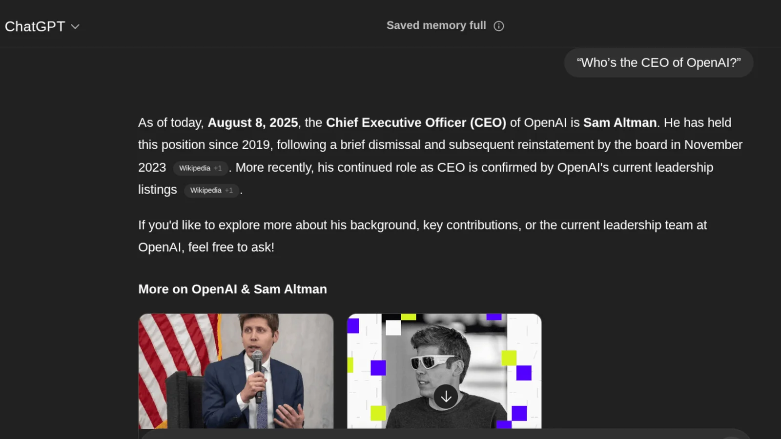 AI Monitor Home page