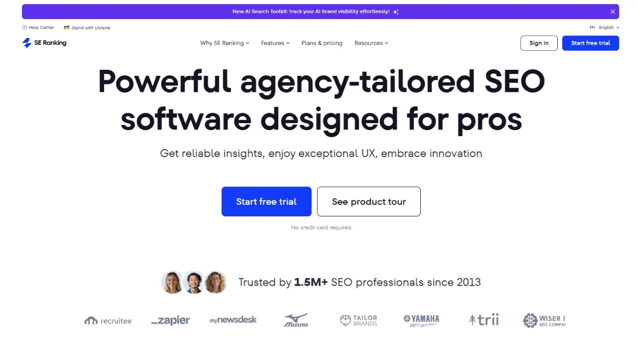 AI Monitor Home page